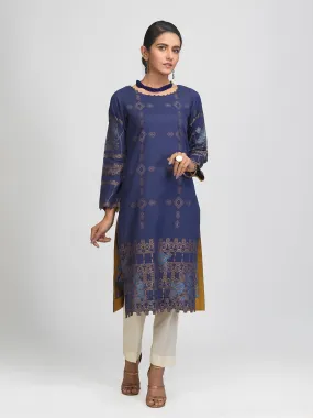 1pc Stitched Lawn Jacquard Shirt- Casual Pret (CP-00049)