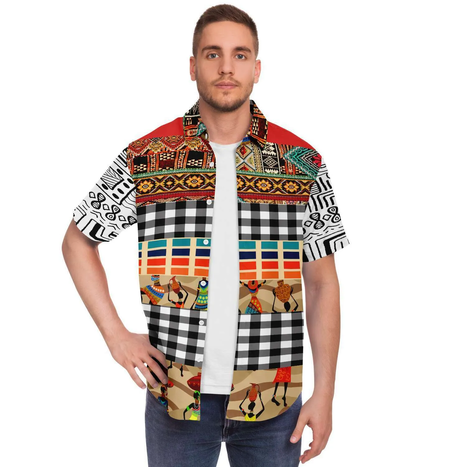 Africa Bombastic Button Down Shirt