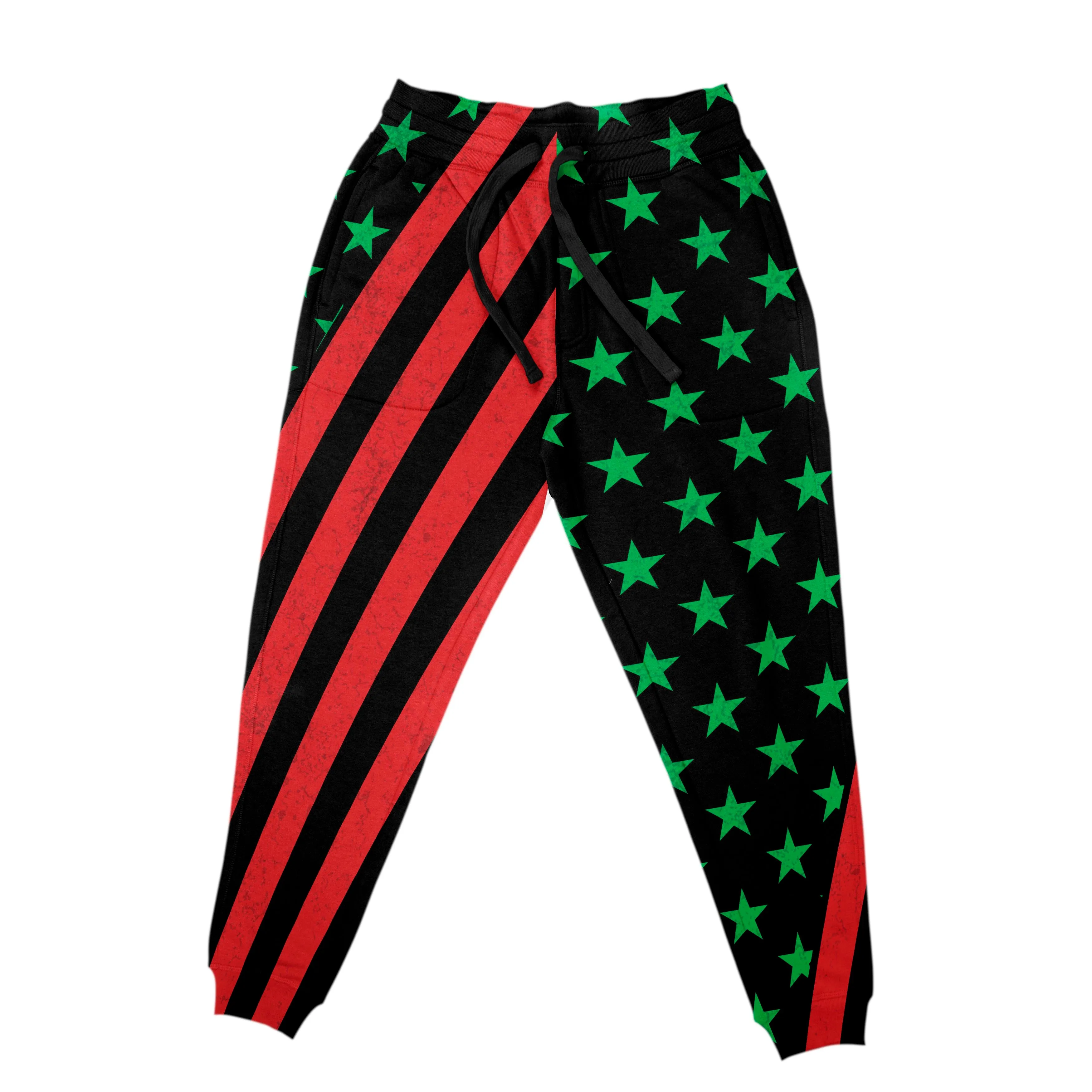 African American Flag All-over Hoodie And Joggers Set