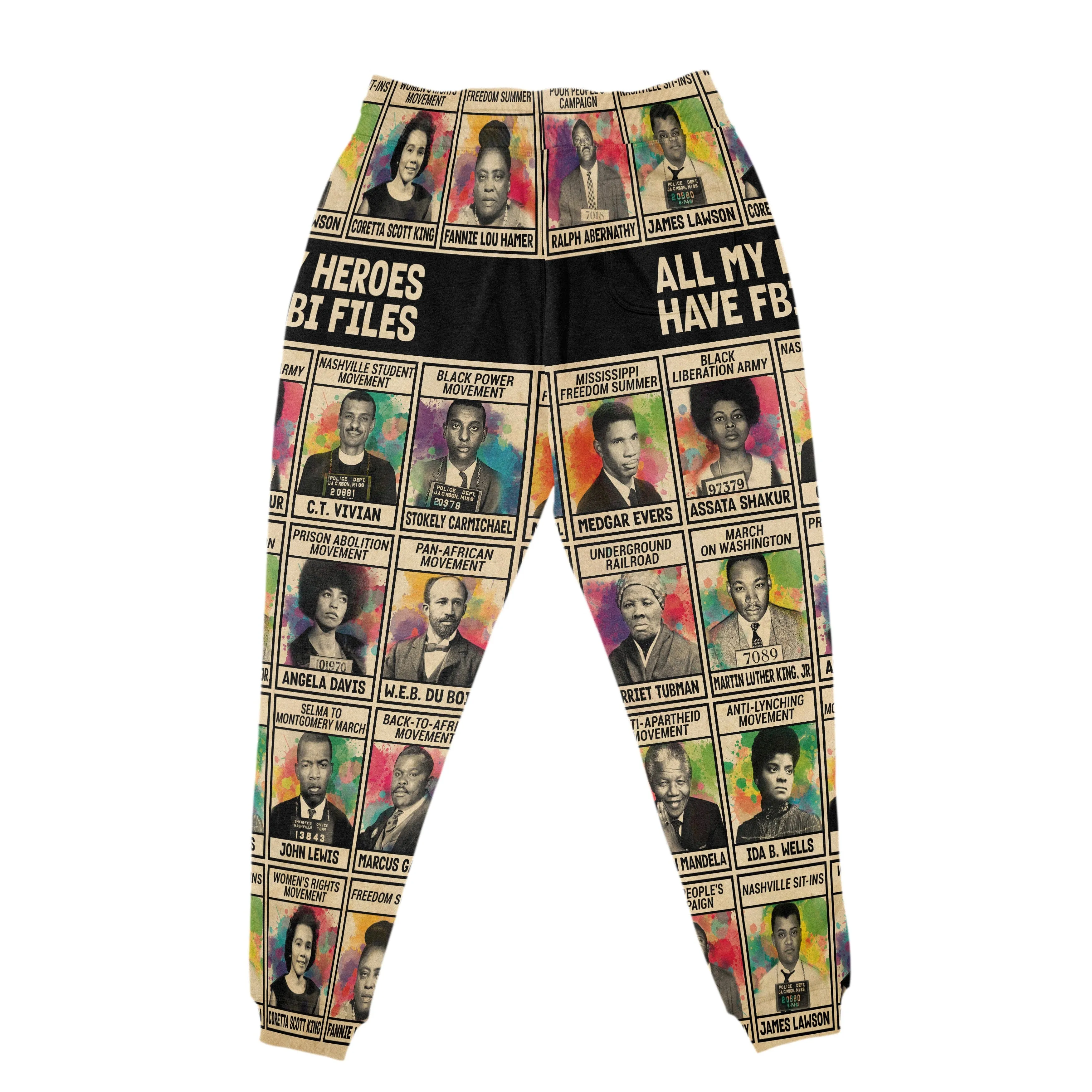 All My Heroes Have FBI Files Joggers