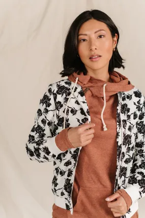 Ampersand Avenue Bomber Jacket - Floral Symphony