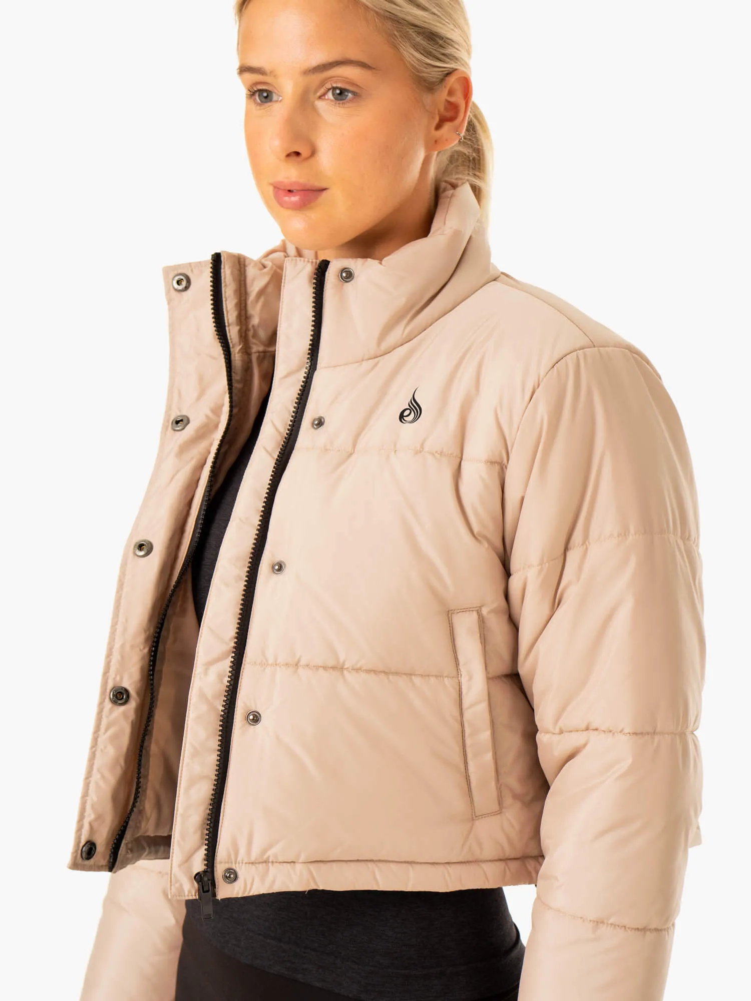 Apex Puffer Jacket - Nude