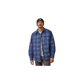 Ariat Rebar Flannel Insulated Shirt Jac Coastal Blue Plaid