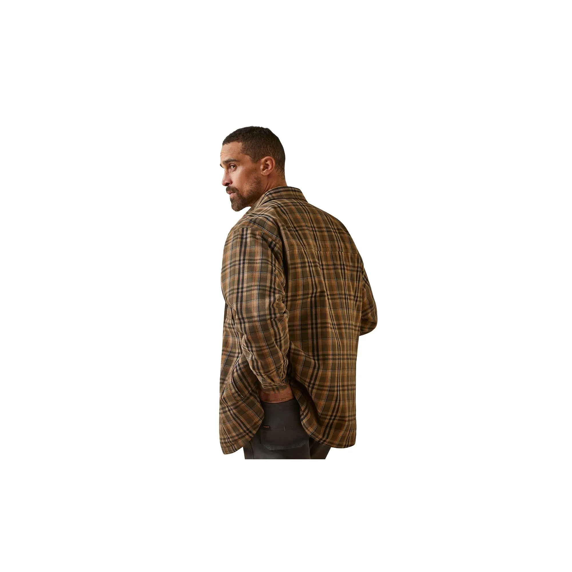 Ariat Rebar Flannel Insulated Shirt Jac Wren Plaid