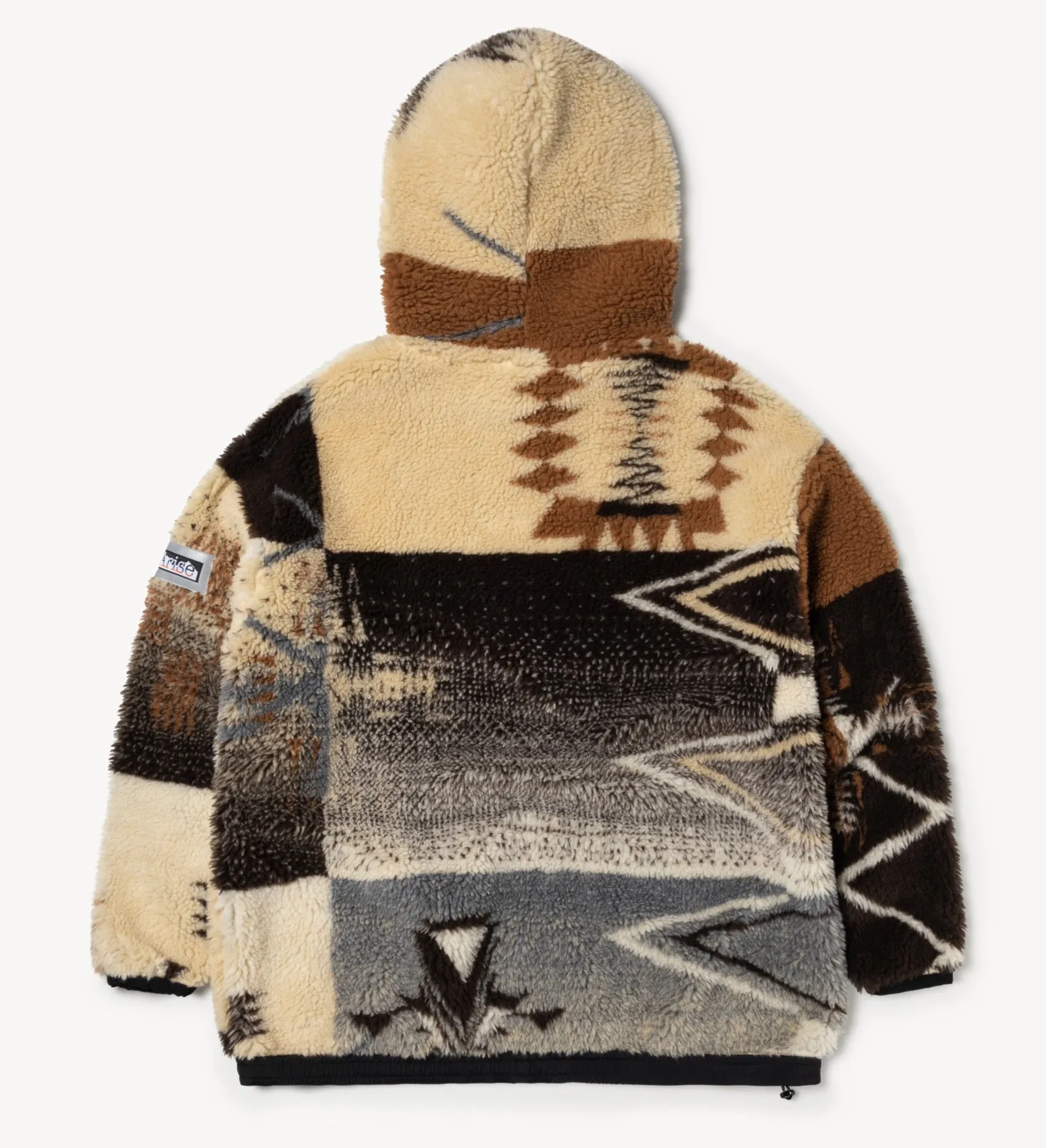 Aries Arise Oversized Ikat Fleece Hoodie