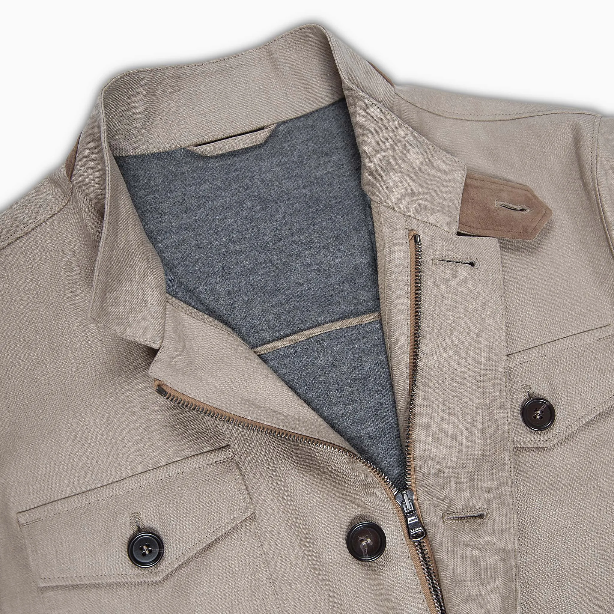 Armand Field Jacket in double linen