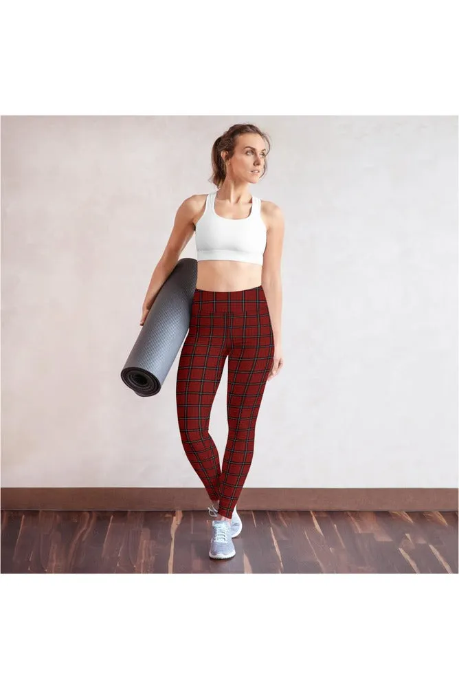 Ash Avenue Plaid Yoga Leggings