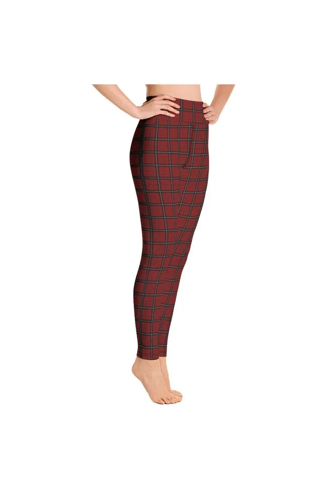 Ash Avenue Plaid Yoga Leggings