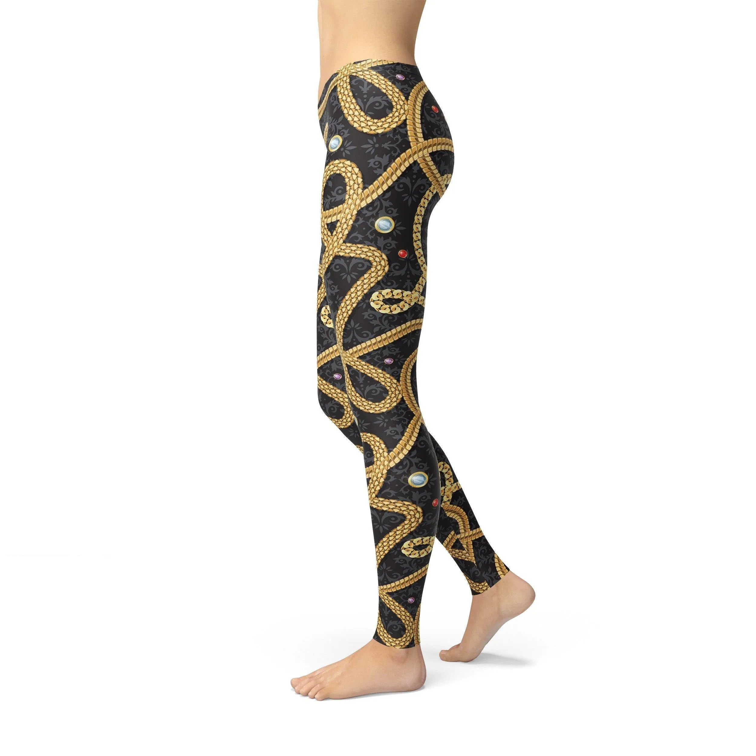 Avery Gold Chains Leggings