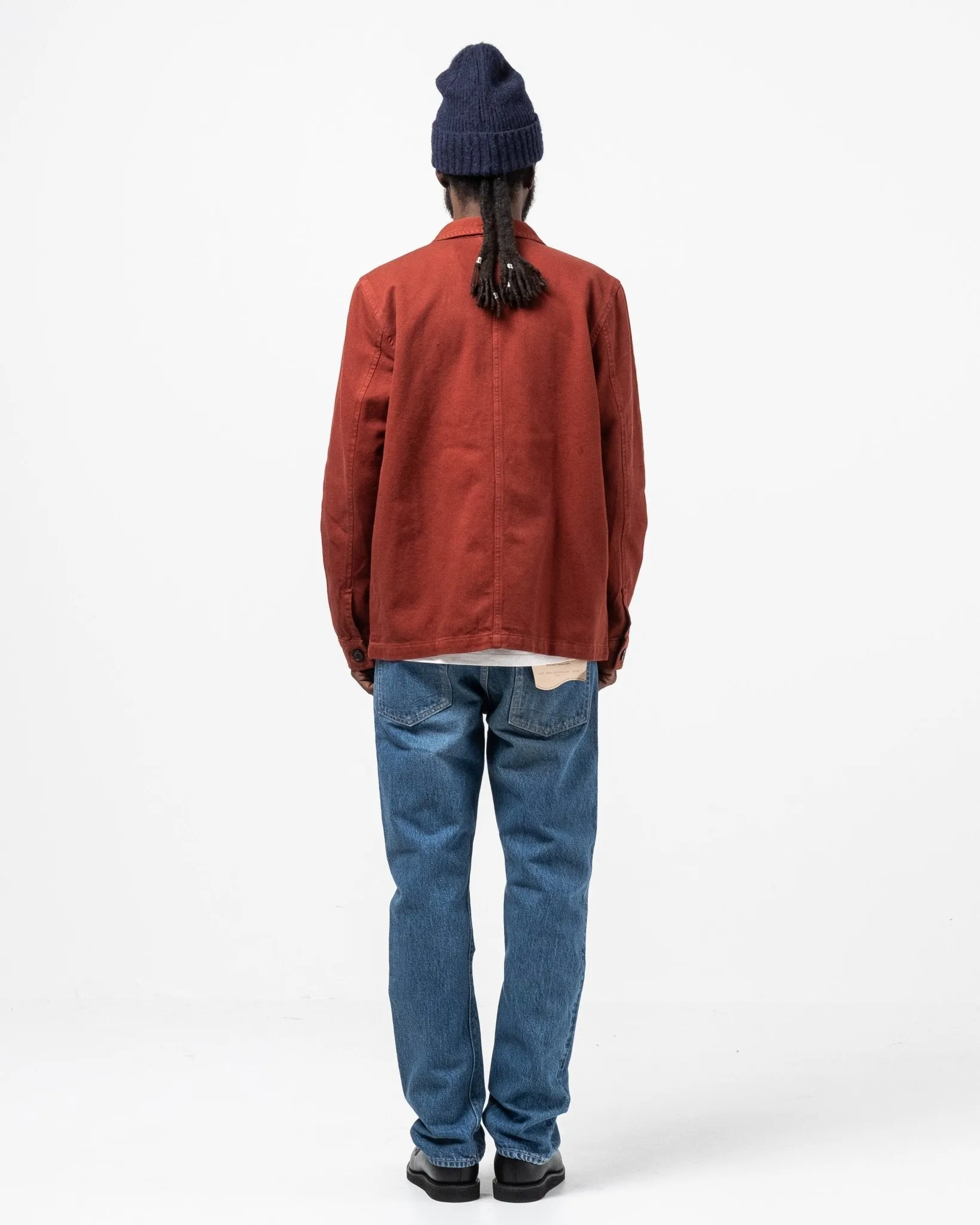 Barney Worker Jacket Brick Red