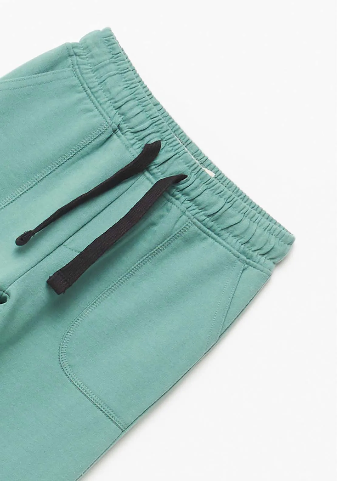 Basic Joggers With Pockets - Green