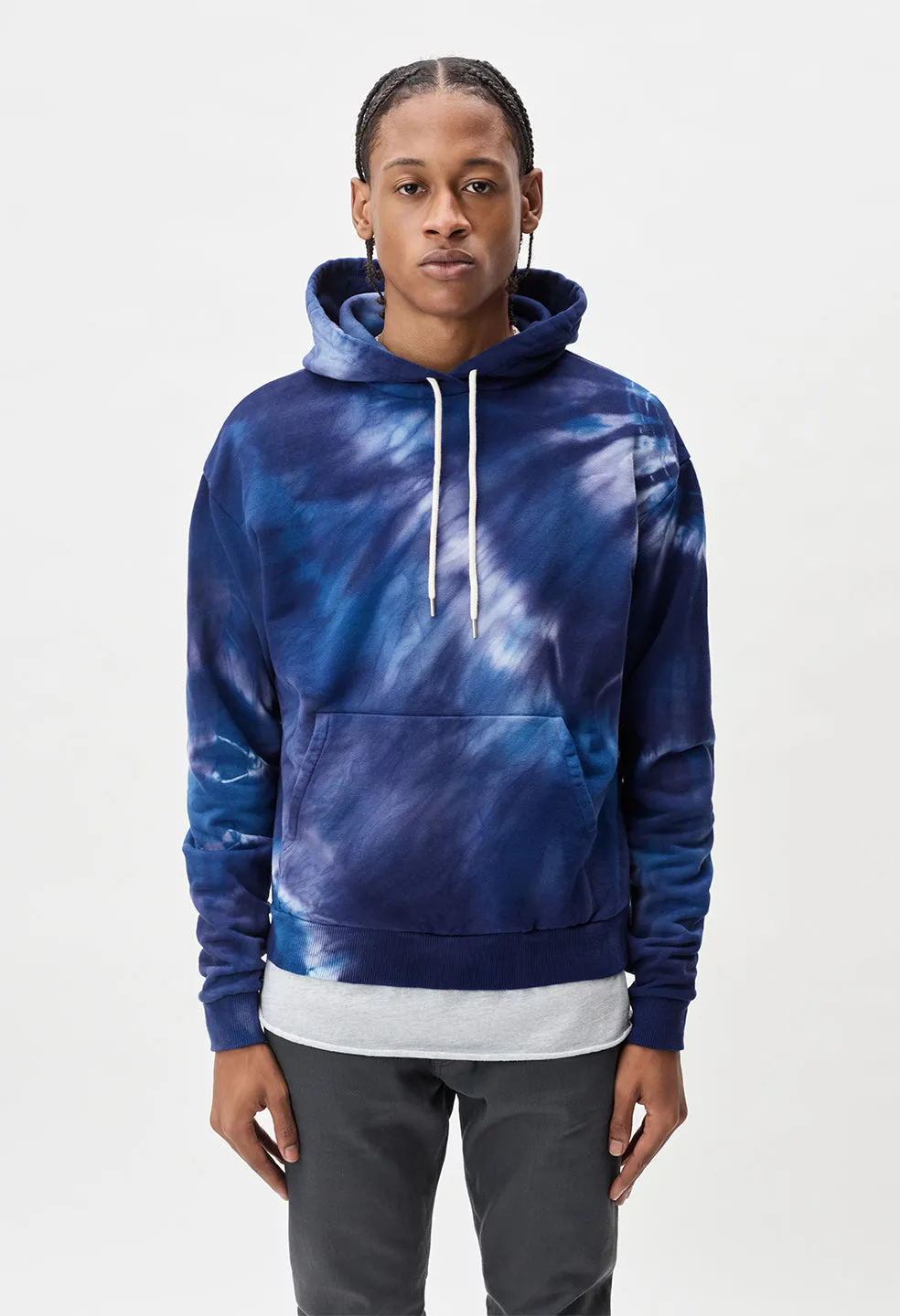 Beach Hoodie / Reflection Dye Pacific