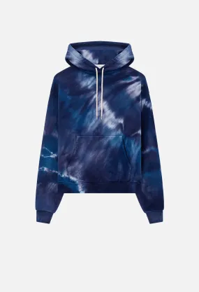 Beach Hoodie / Reflection Dye Pacific