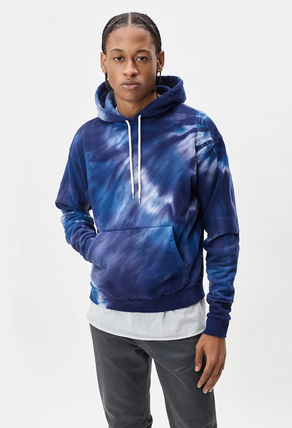 Beach Hoodie / Reflection Dye Pacific