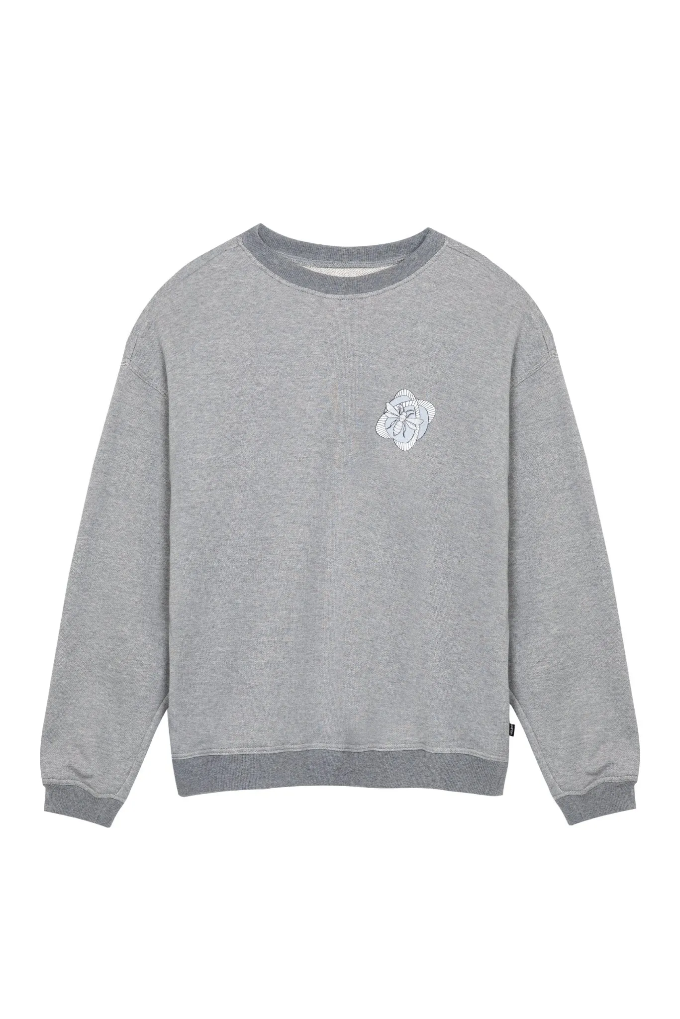 Bee Logo Crewneck Sweater | Heather Grey