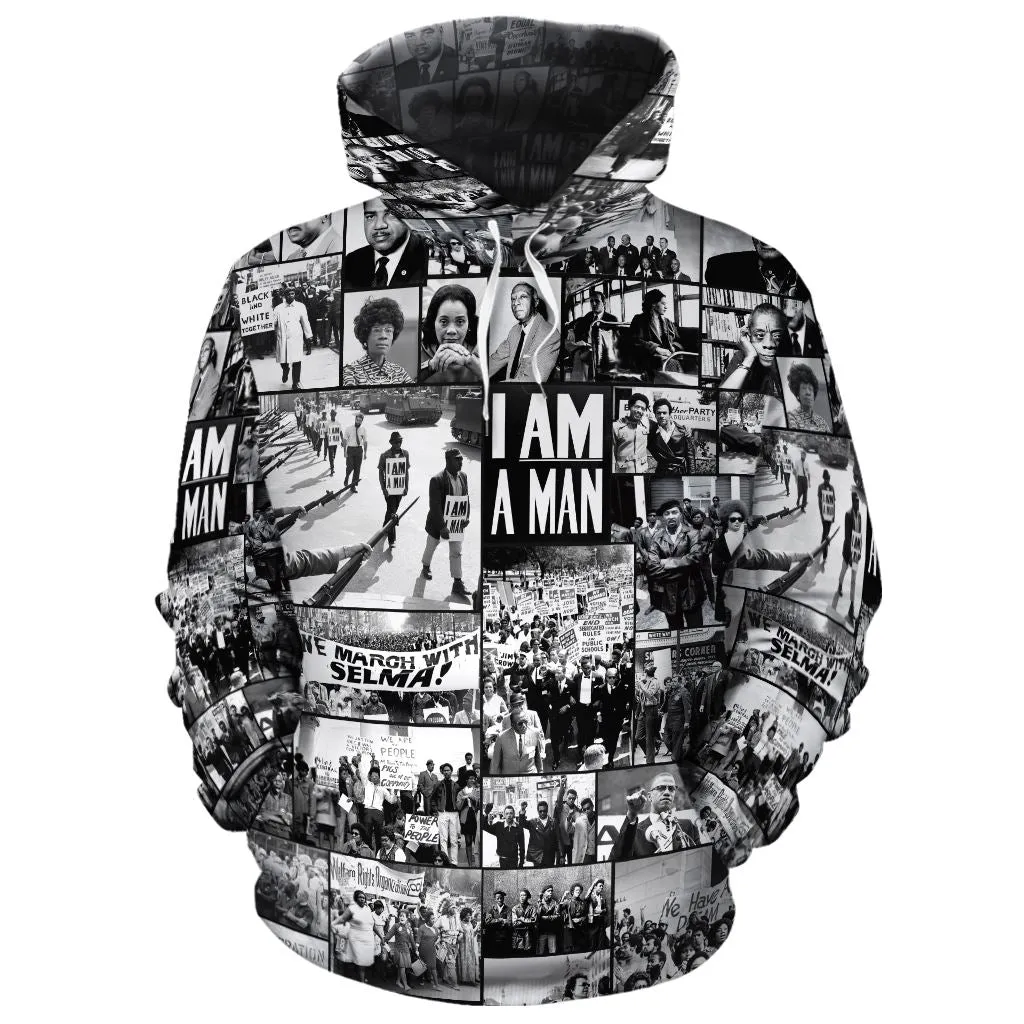 Black Power Images 2 All-over Hoodie and Joggers Set