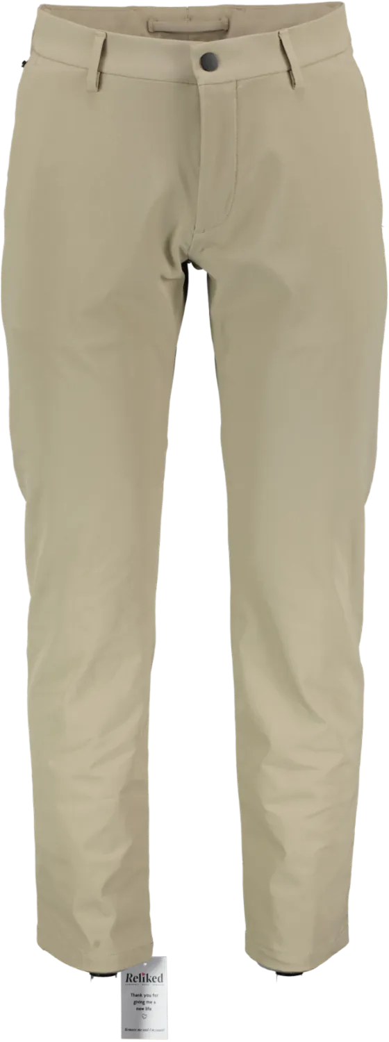 Boggi Milano Brown B Tech Nylon Trousers UK S/M