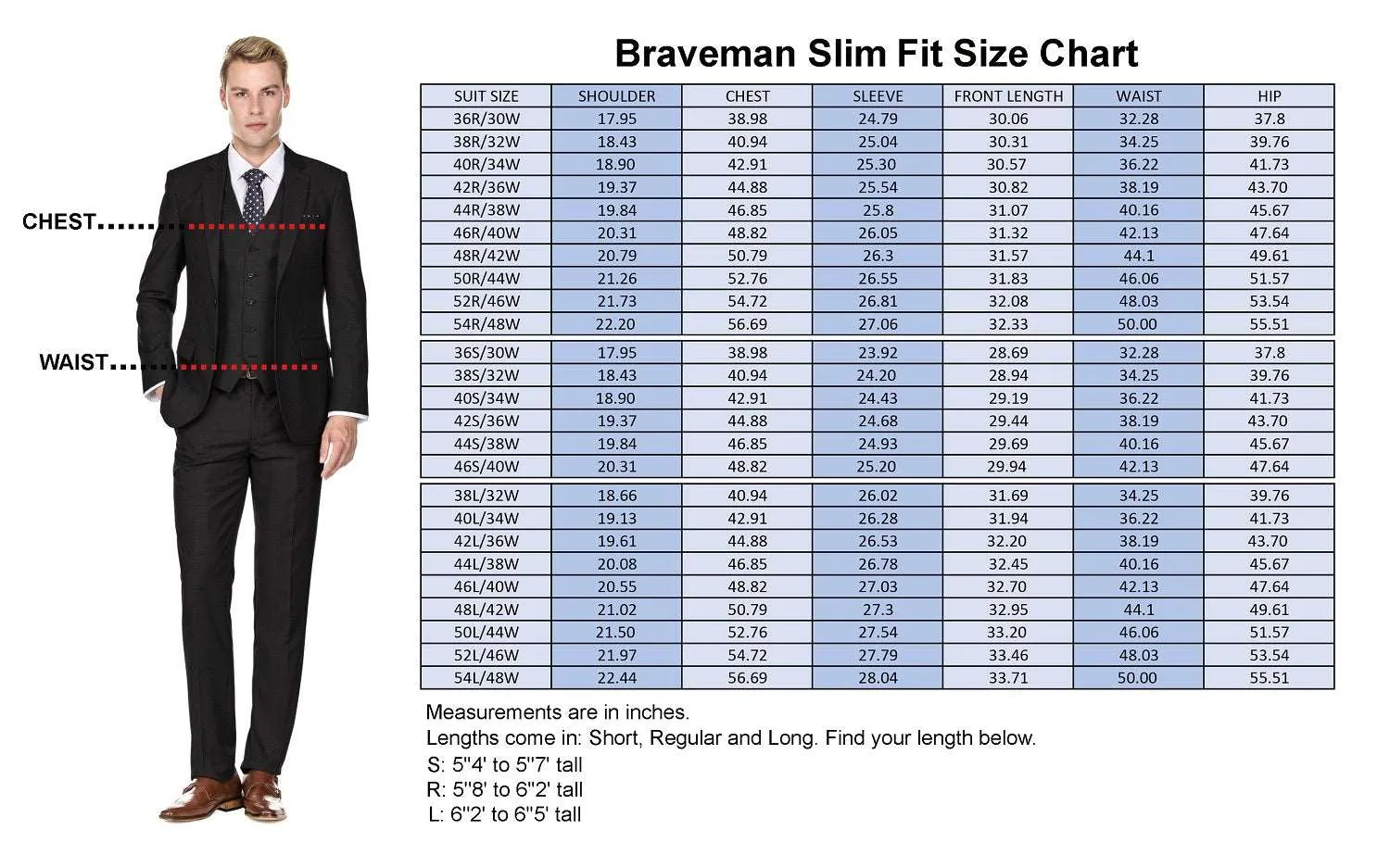 Braveman Men's Shawl Lapel Runway Tuxedo