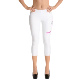 Breast Cancer Awareness Capri Leggings