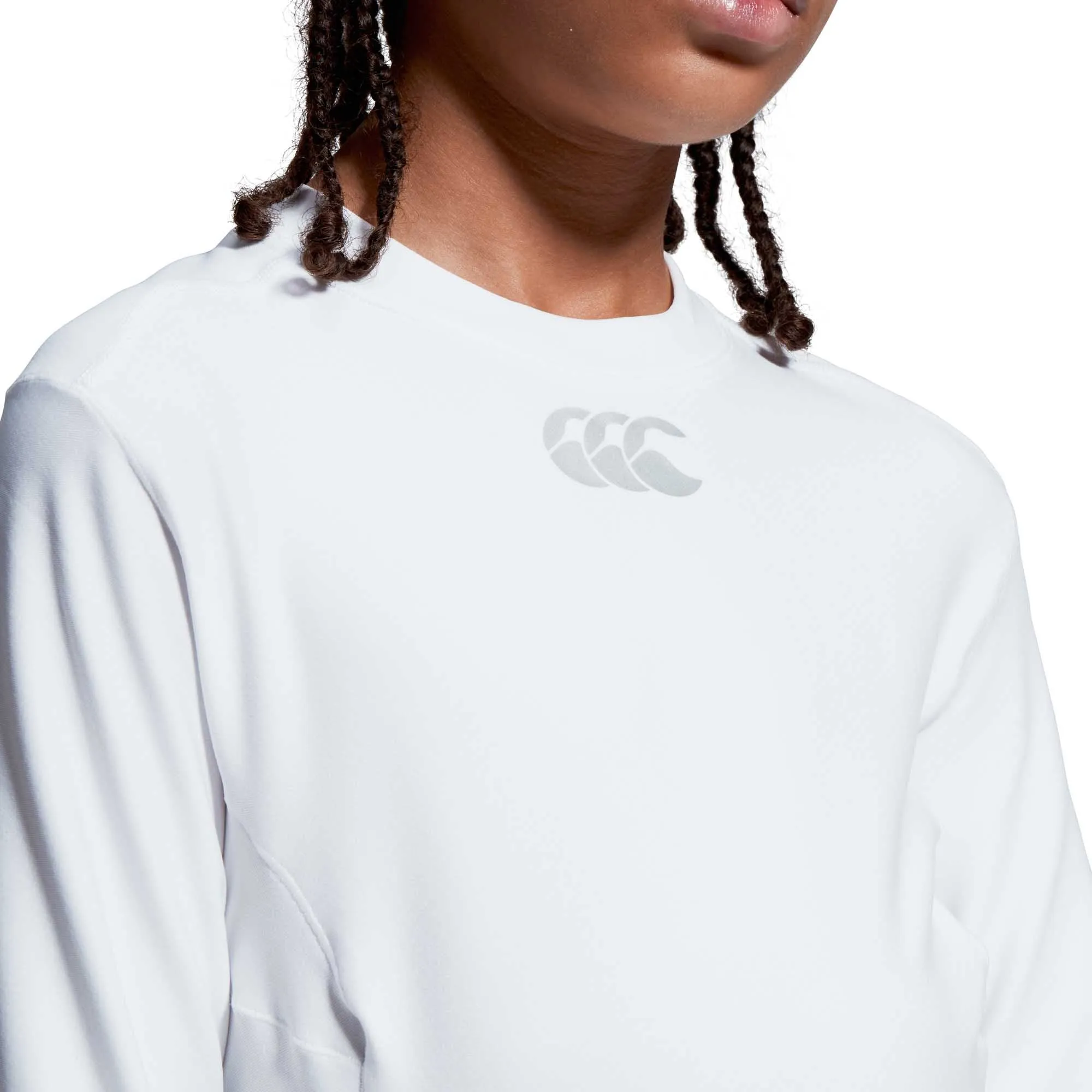 Canterbury Kid's Thermoreg Compression Top - White