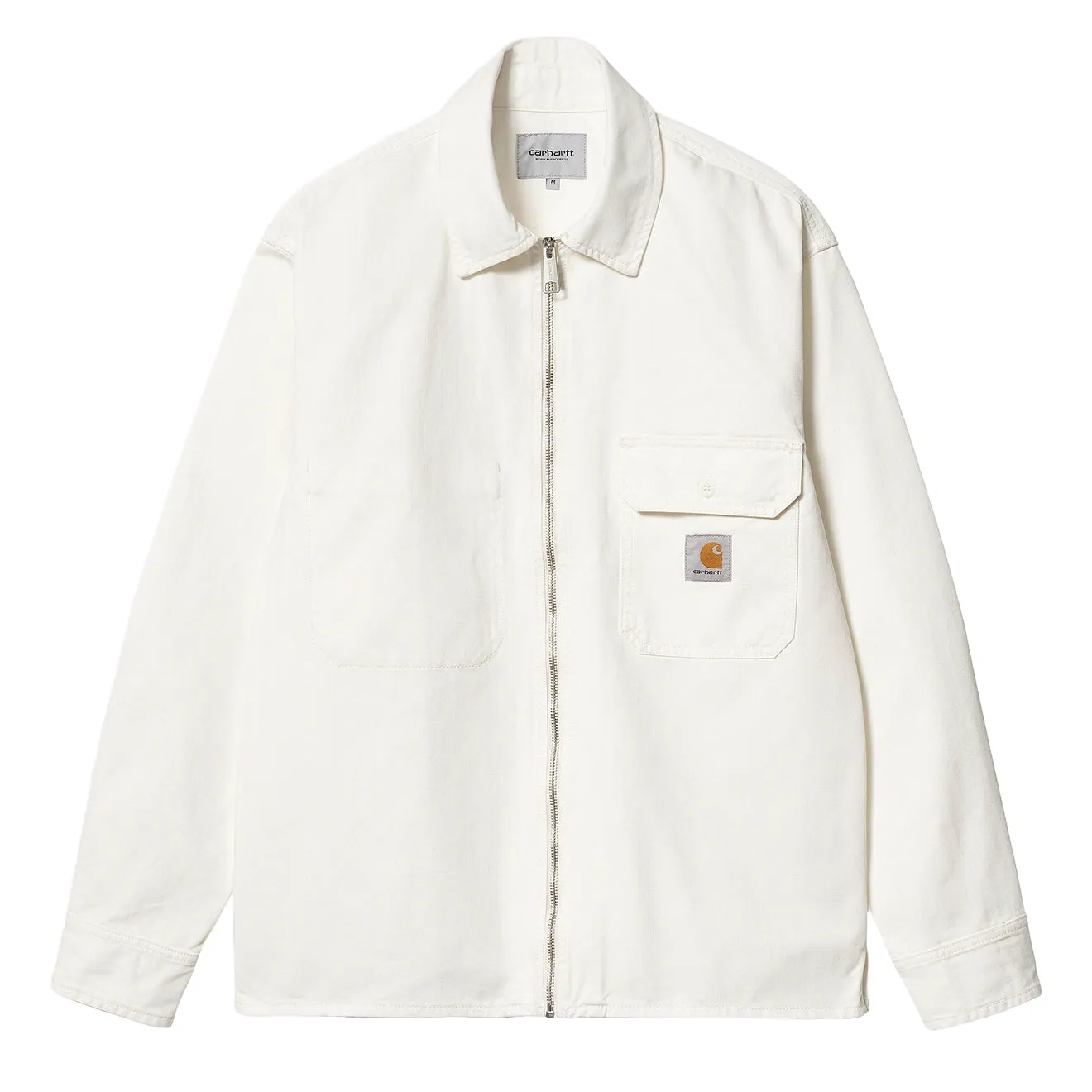 Carhartt WIP Rainer Shirt Jac Off-White Rinsed