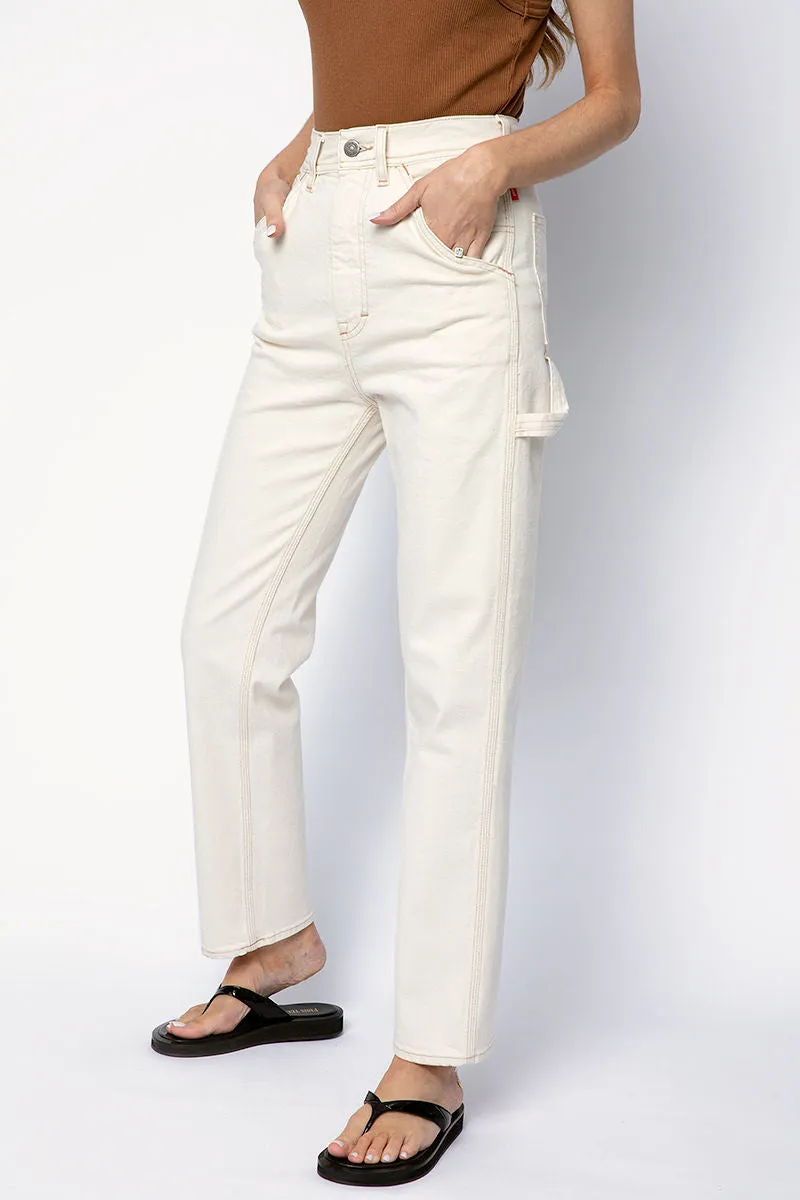 Chapel Carpenter Pant in Ecru