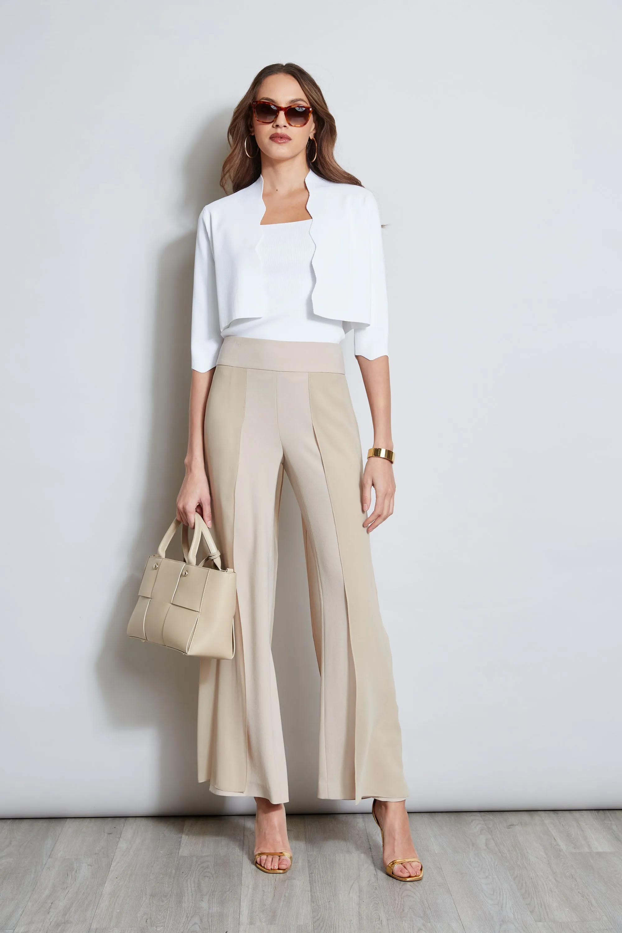 Chiffon Panel Pant