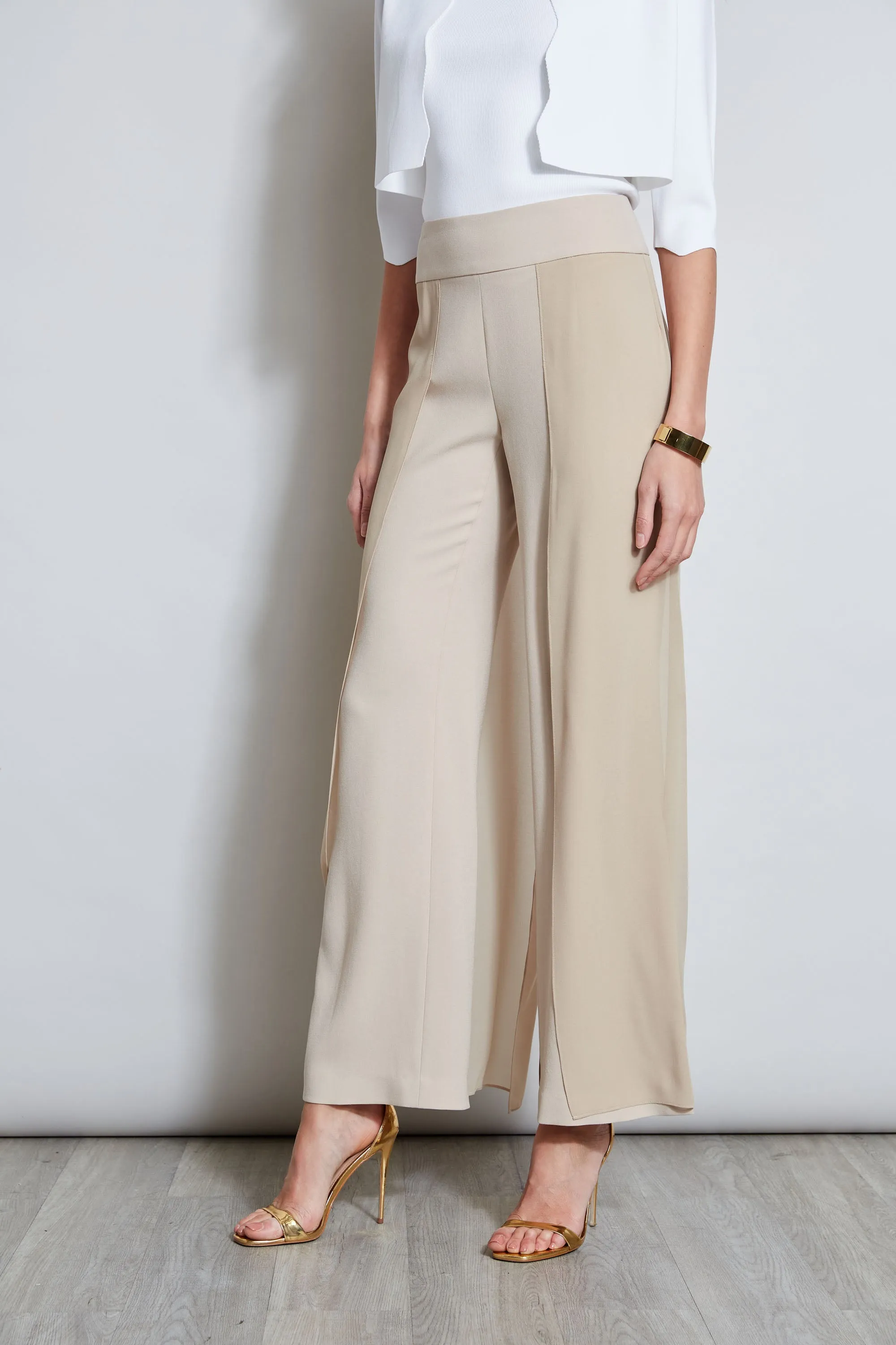 Chiffon Panel Pant