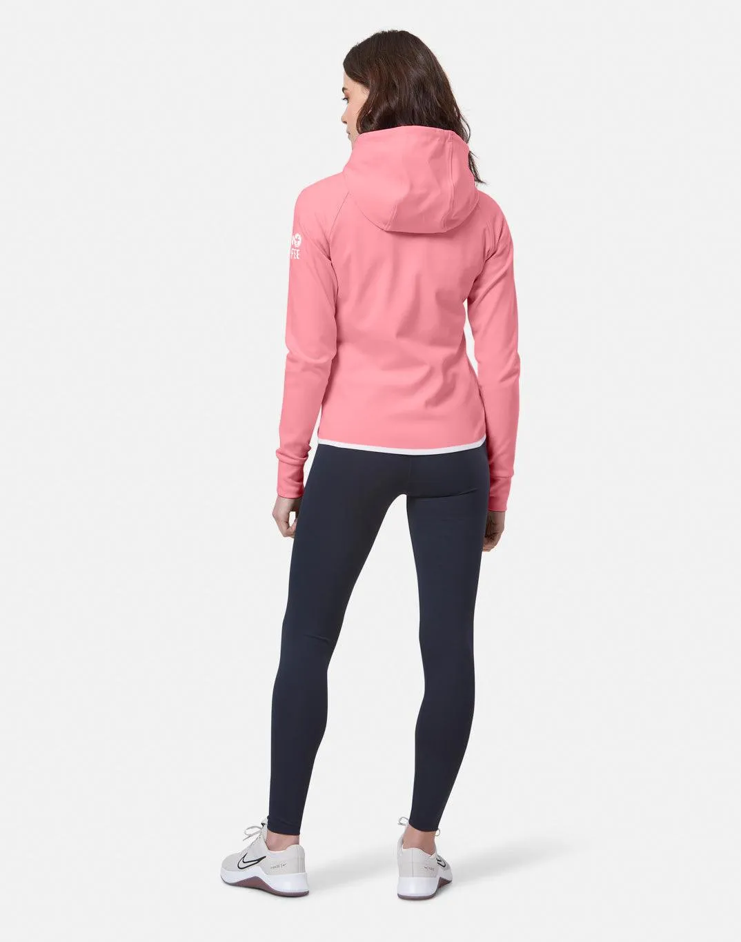 Chill Zip Hoodie in Pink Rose