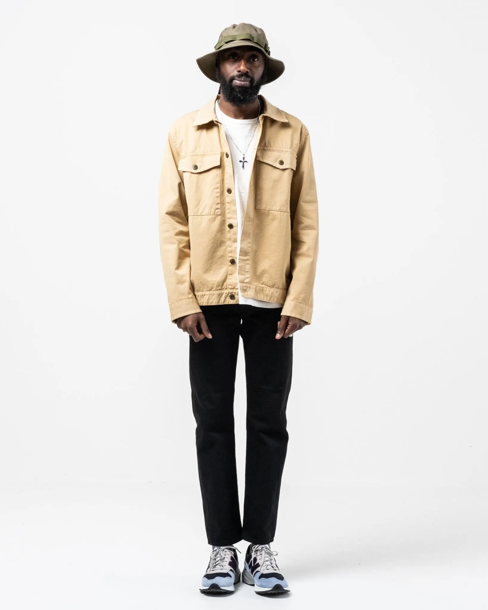 Colin Utility Overshirt Oat