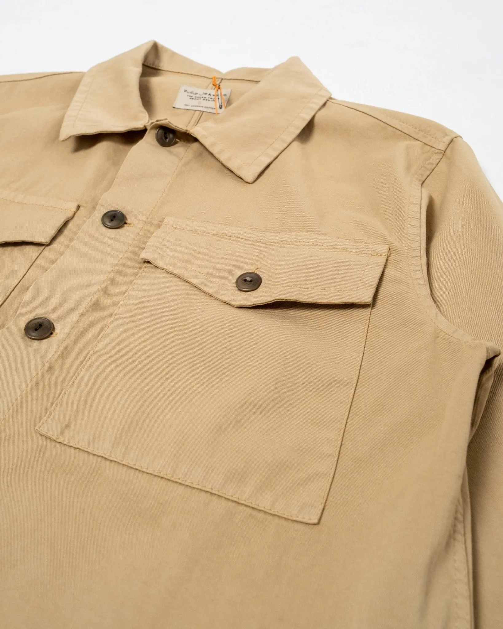 Colin Utility Overshirt Oat