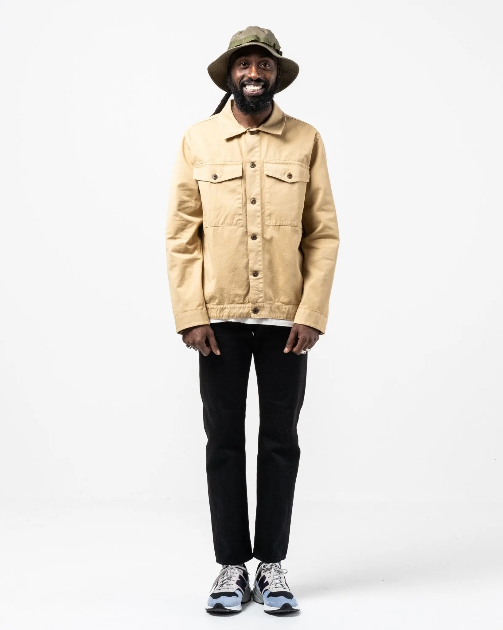 Colin Utility Overshirt Oat