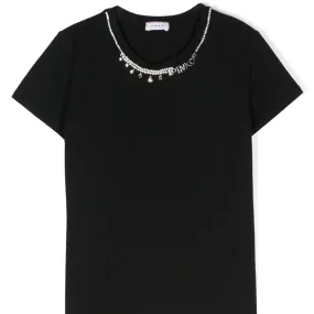 Crystal Embellished Logo T-shirt