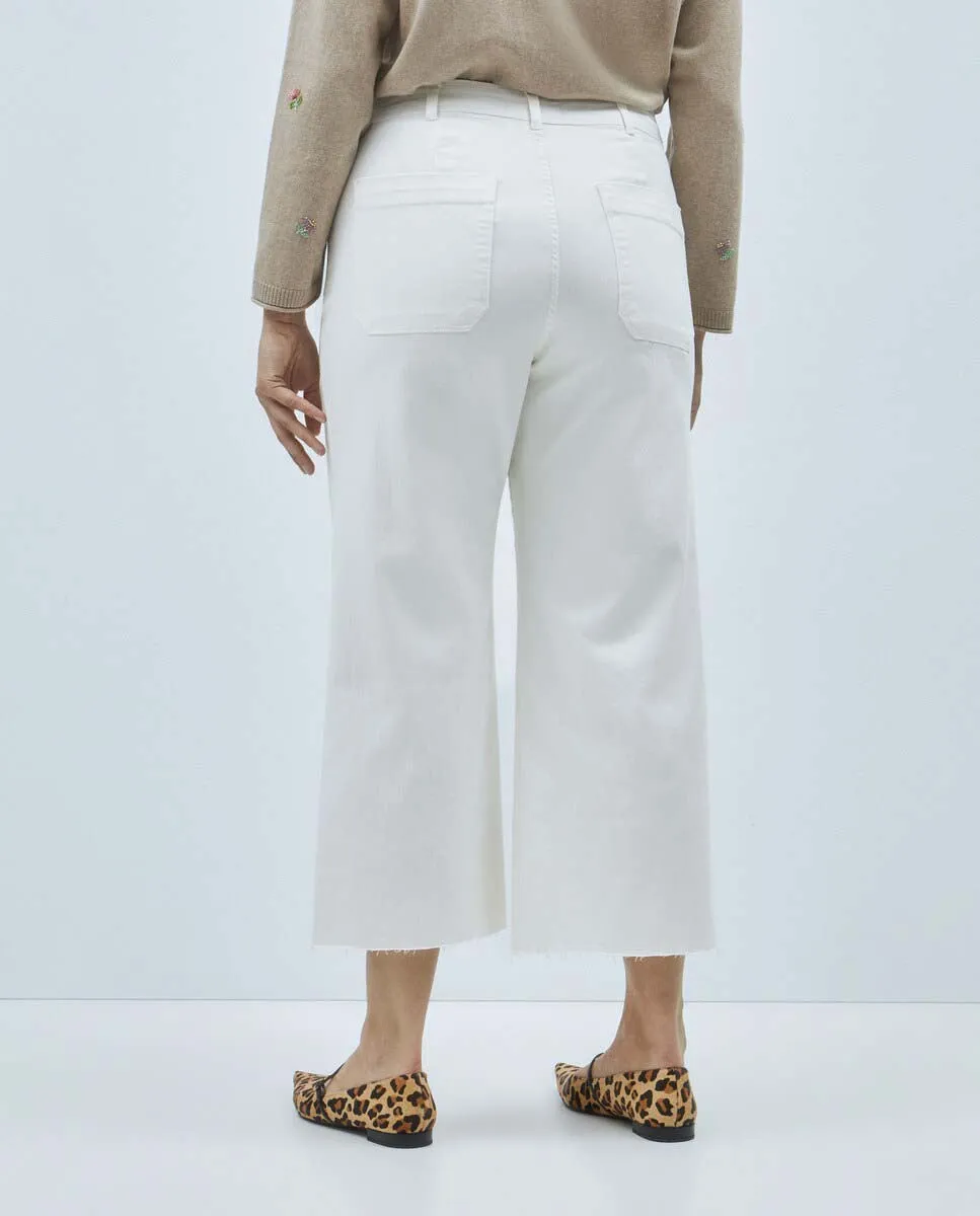 Culotte Alice Trouser - White