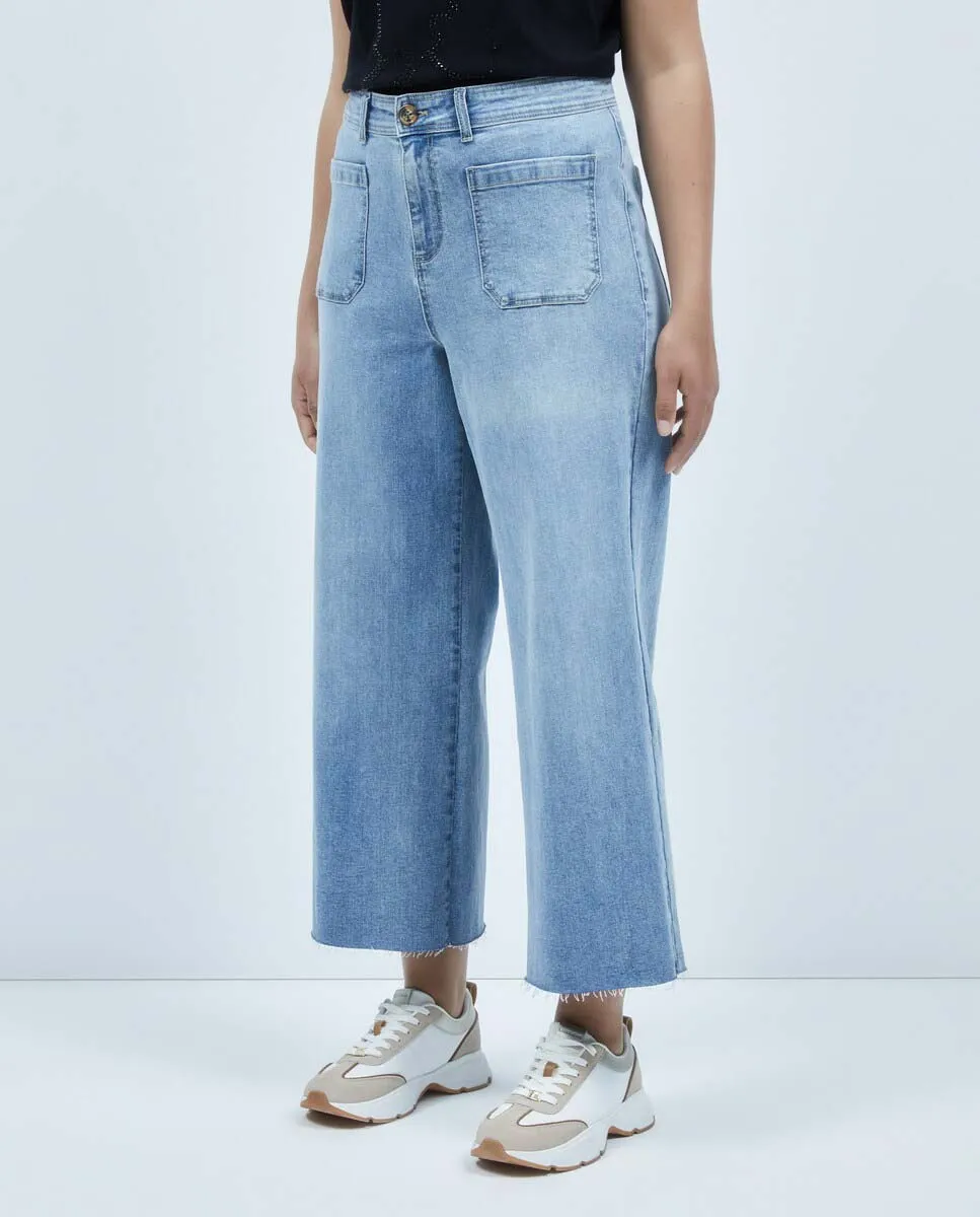 Culotte Denim Trouser