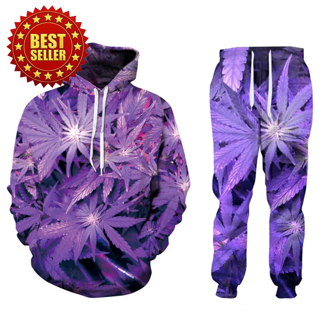 Dank Master Purple Leaf Tracksuit