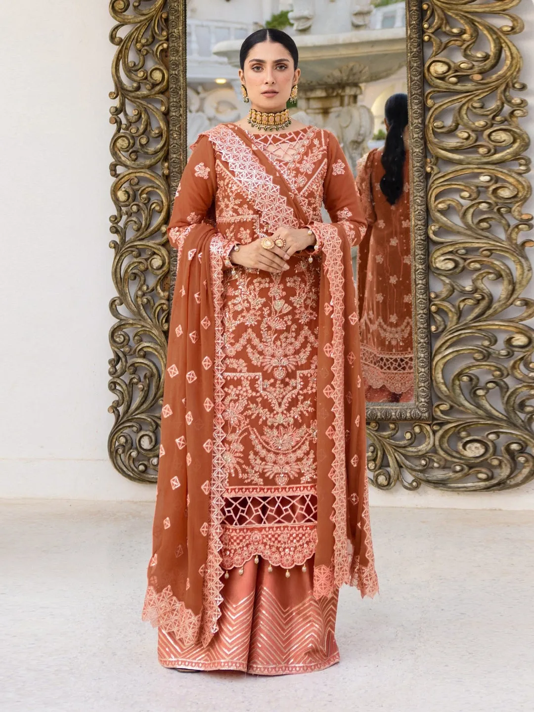 Designer Chiffon Embroidered