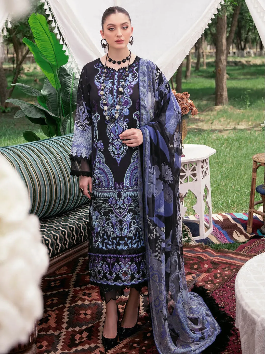 Designer Luxe Lawn & chiffon