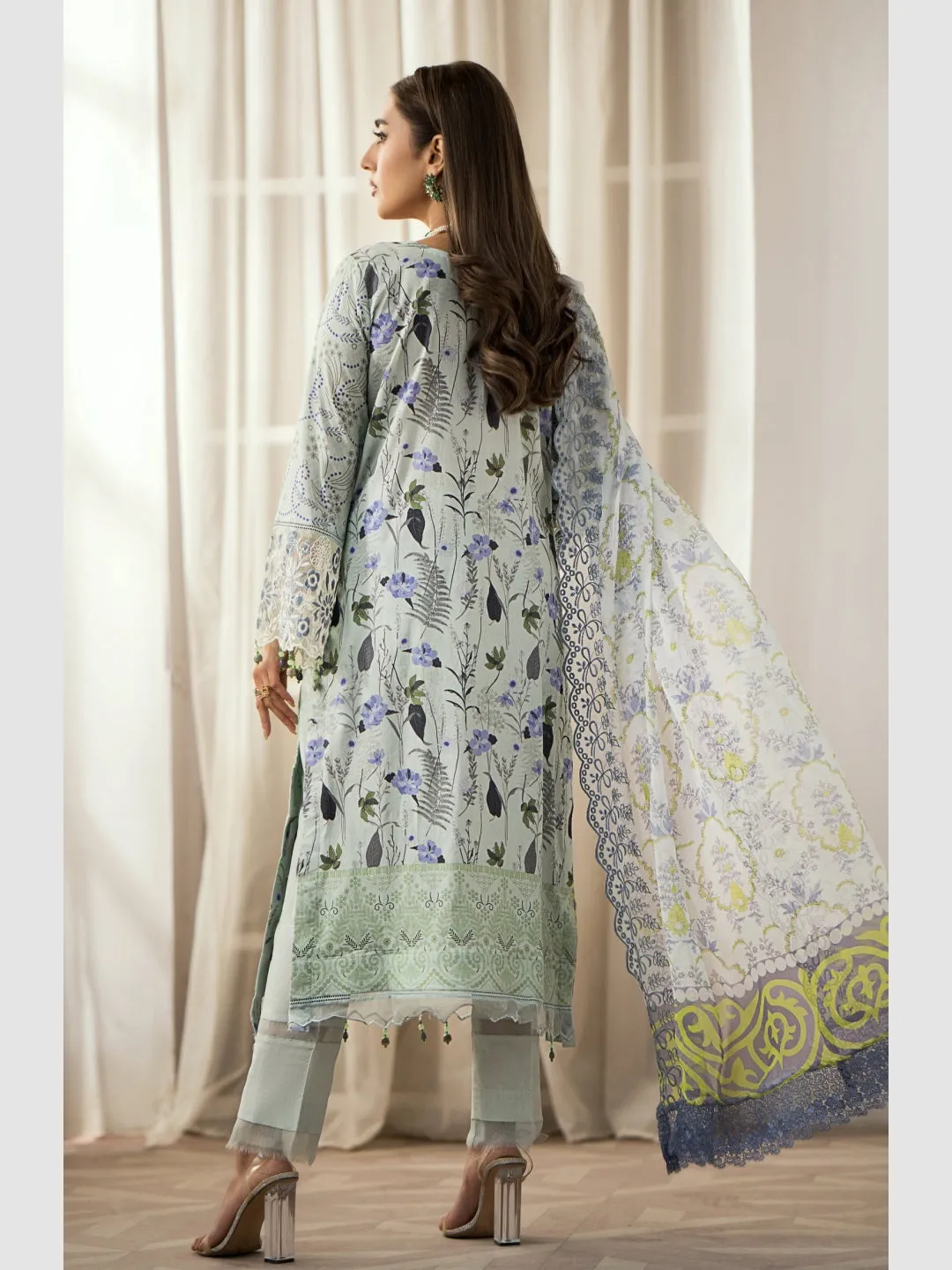 Embroidered Cambric Chikankari