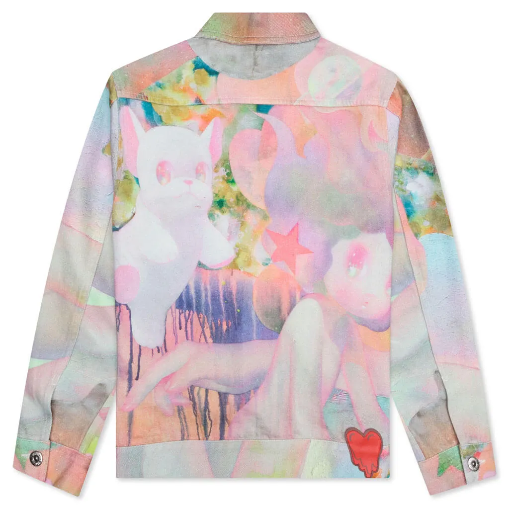 So Youn Lee Stardust Jacket in Multicolor White - Designed by Emotionally Unavailable