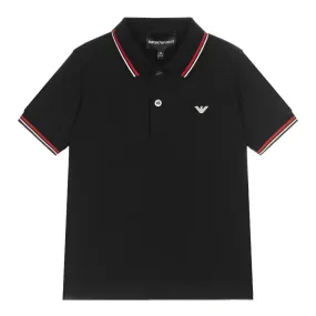 Emporio Armani Boys Black Polo _ 8N4FB3-1JPTZ