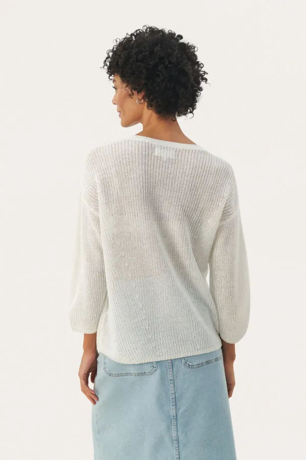 ETRONA LINEN SWEATER (TOFU) - PART TWO