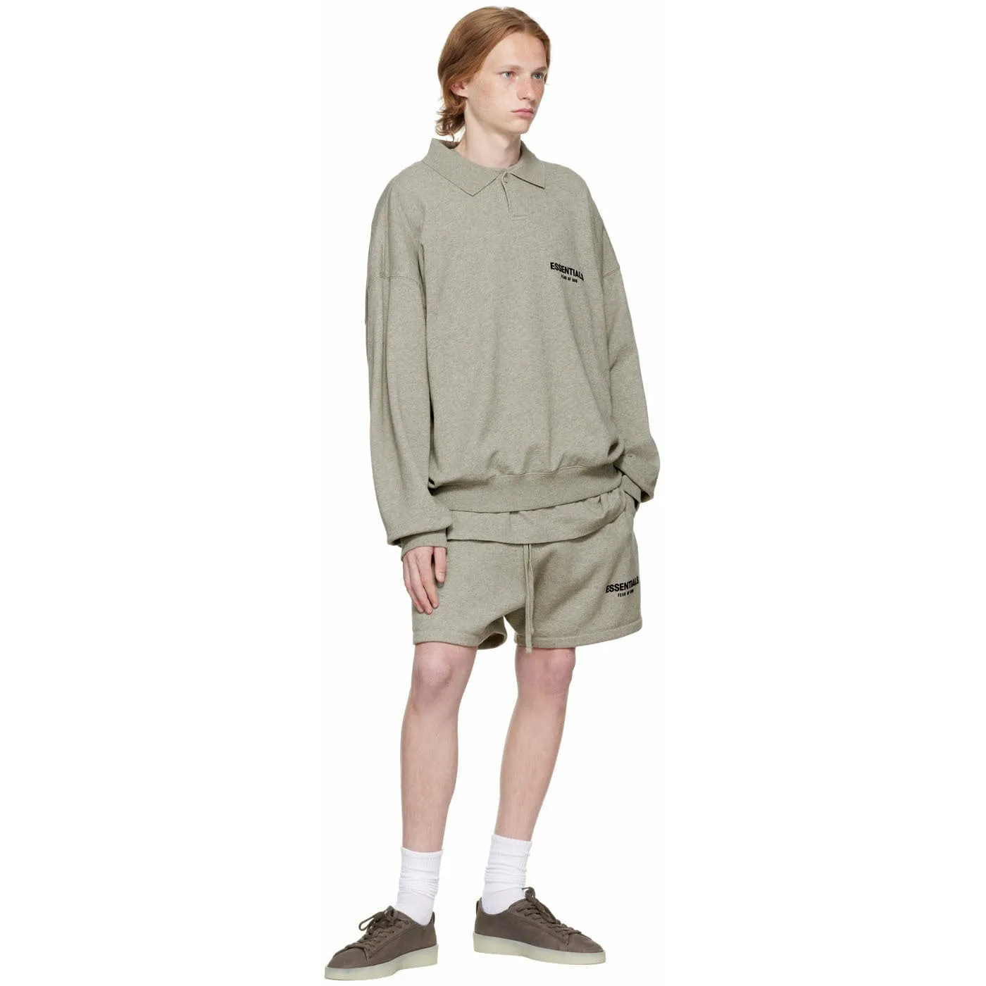 Fear Of God Essentials Sweat Shorts - Core Collection  Dark Oatmeal