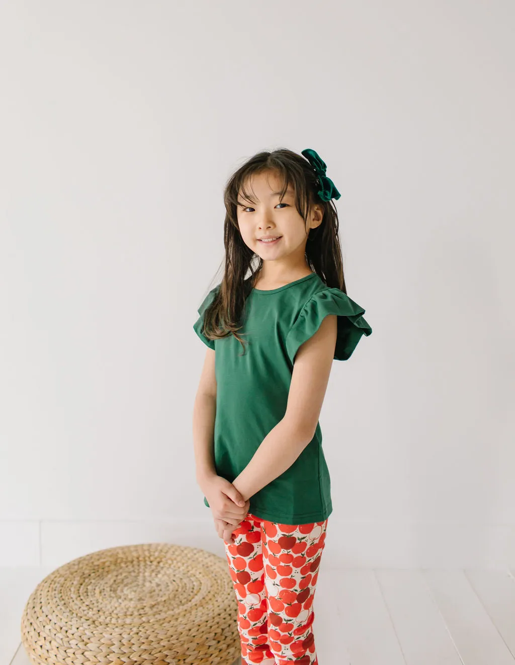 Flutter Tee in Evergreen