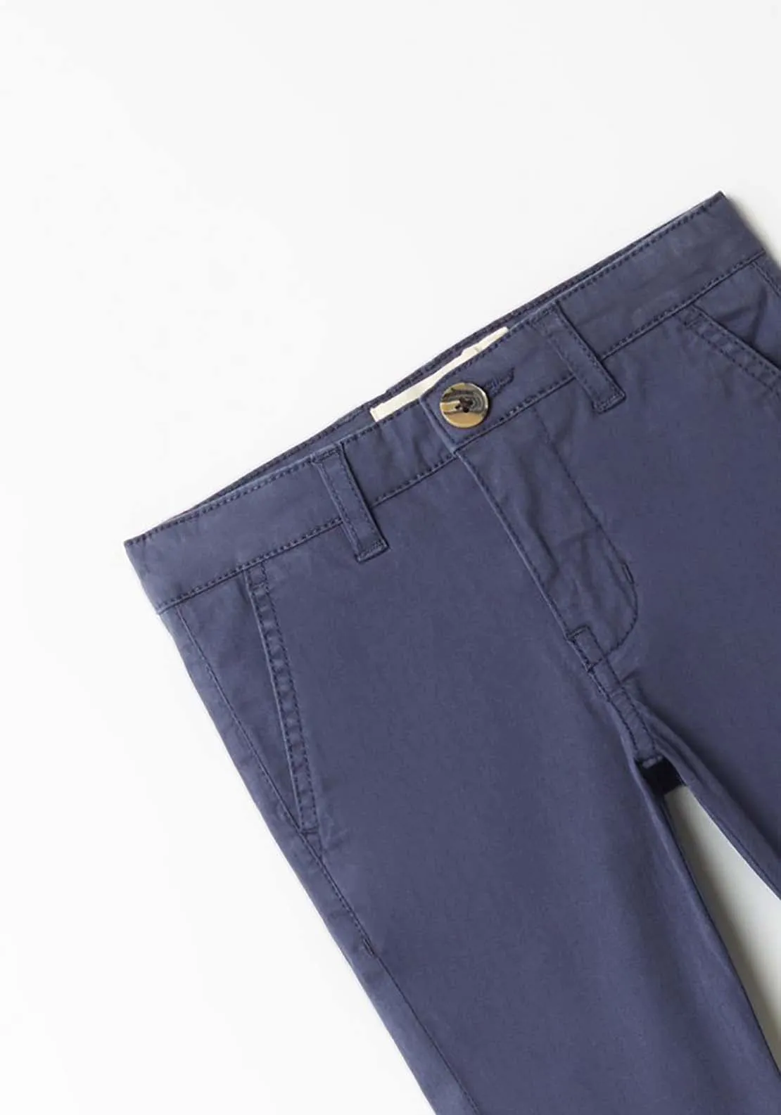 Formal Plain Trousers - Navy / Blue