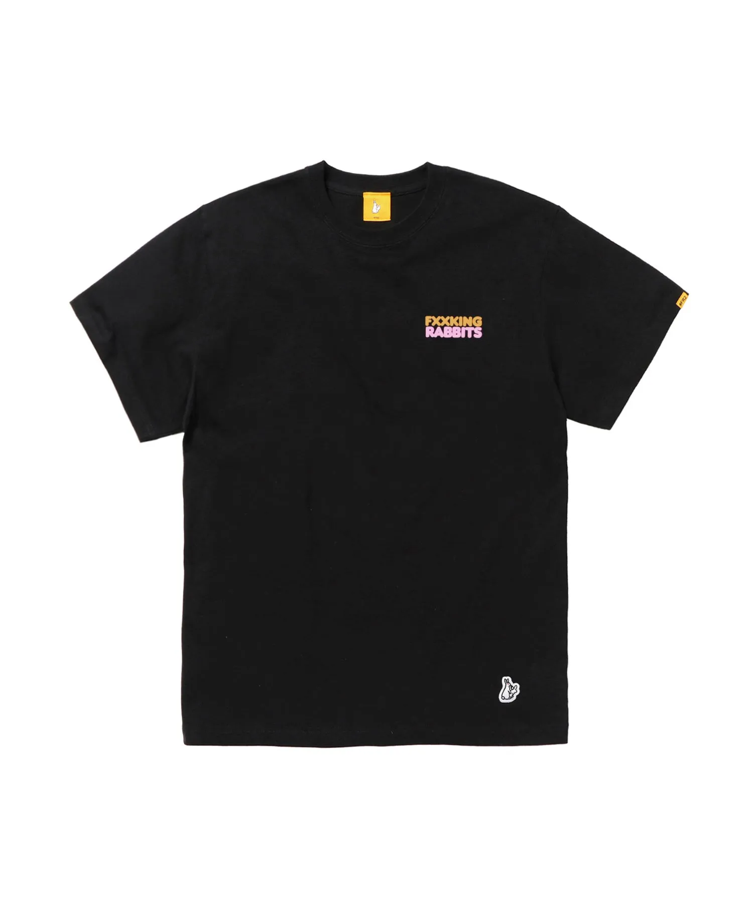 #FR2 RABBIT DONUT T-SHIRT-BLACK