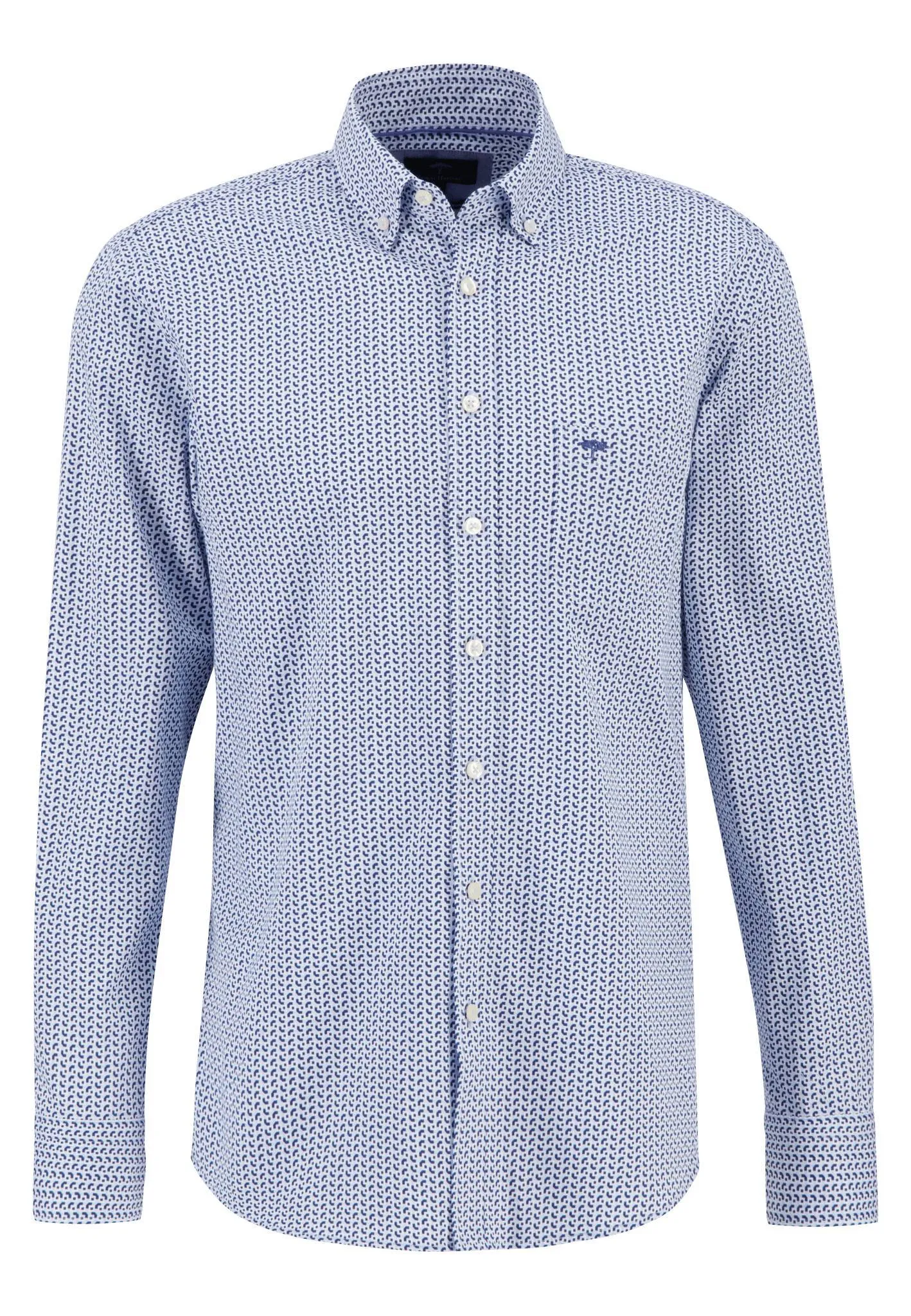 Fynch Hatton Graphic Print Long Sleeve Button Down Shirt