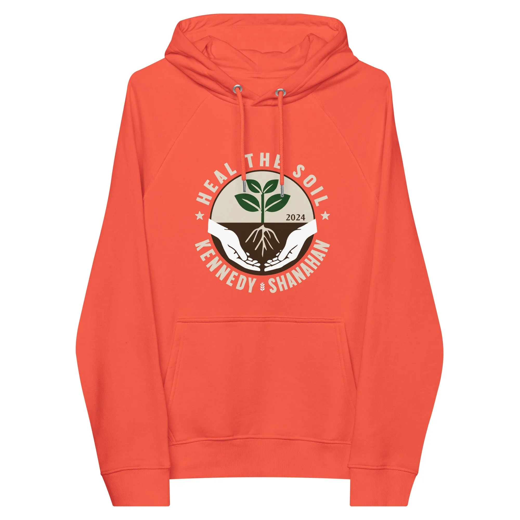 Heal the Soil Unisex Eco Raglan Hoodie