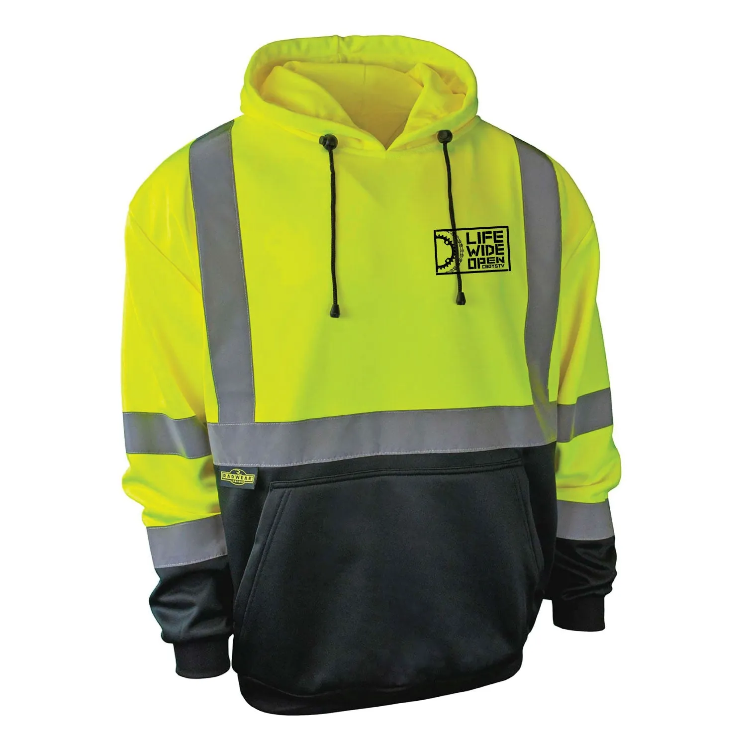 Hi-Vis Chain & Sprocket Workwear Hoodie