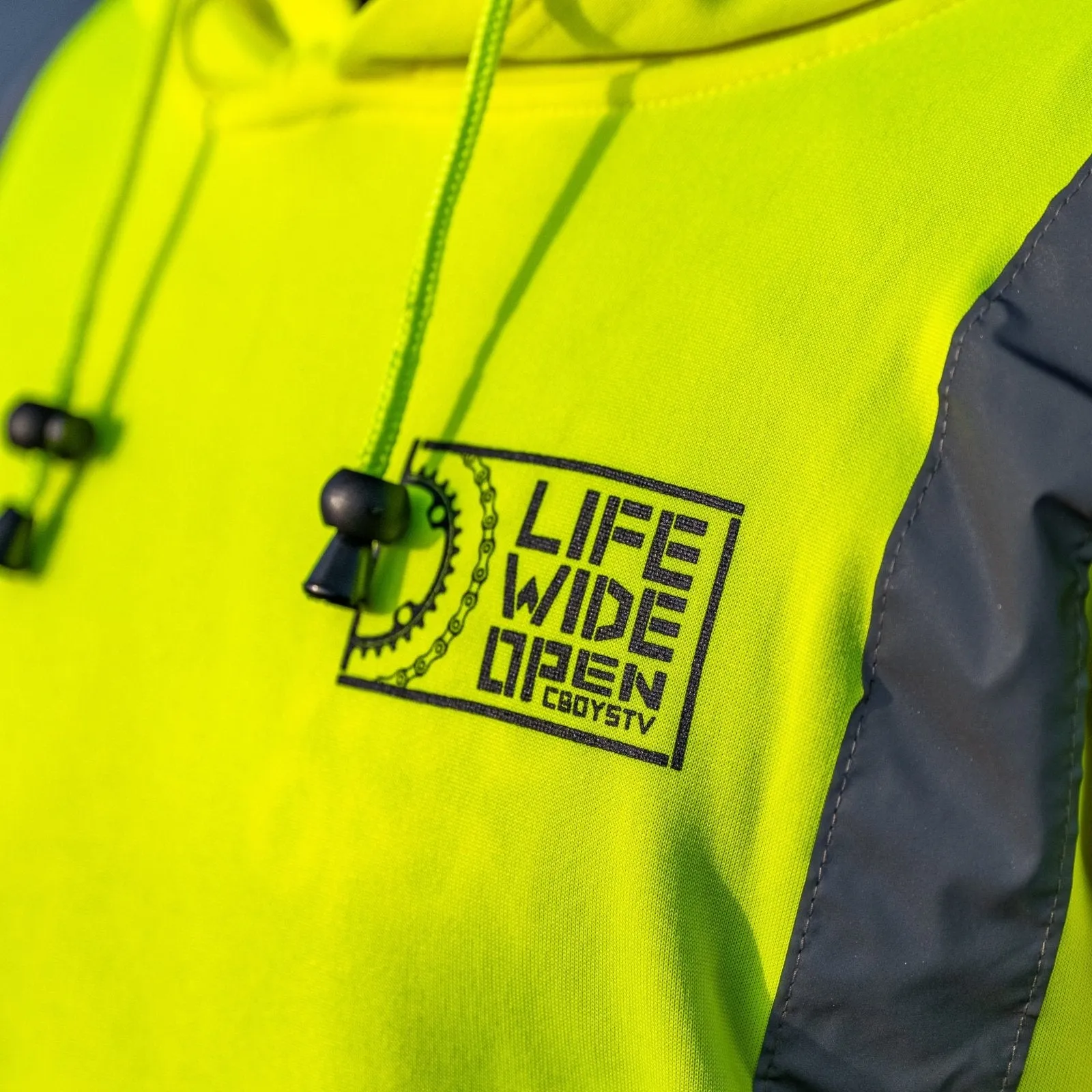 Hi-Vis Chain & Sprocket Workwear Hoodie